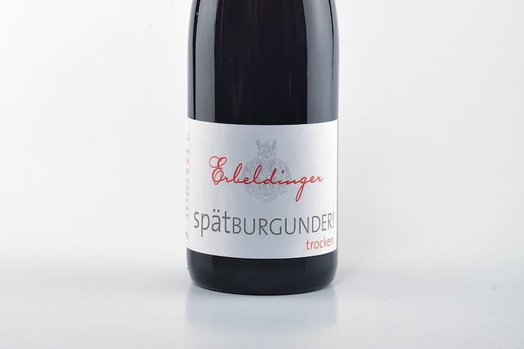 Spätburgunder Erbeldinger shows a light handed German approach to pinot noir.