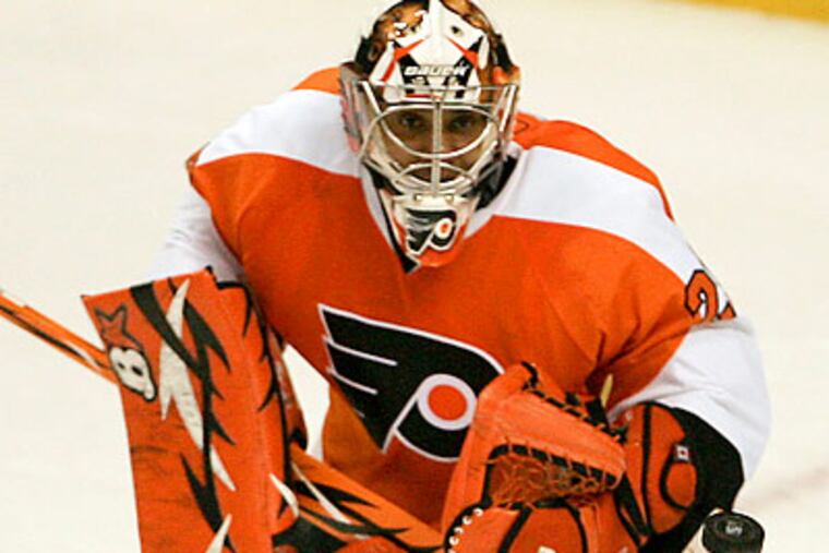 Ray Emery could still return this season, but the Flyers' move cleared a lot of cap room. (Yong Kim/Staff file photo)