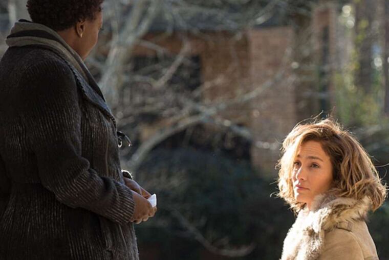 Viola Davis (left) with Jennifer Lopez in "Lila and Eve." (Samuel Goldwyn Films)