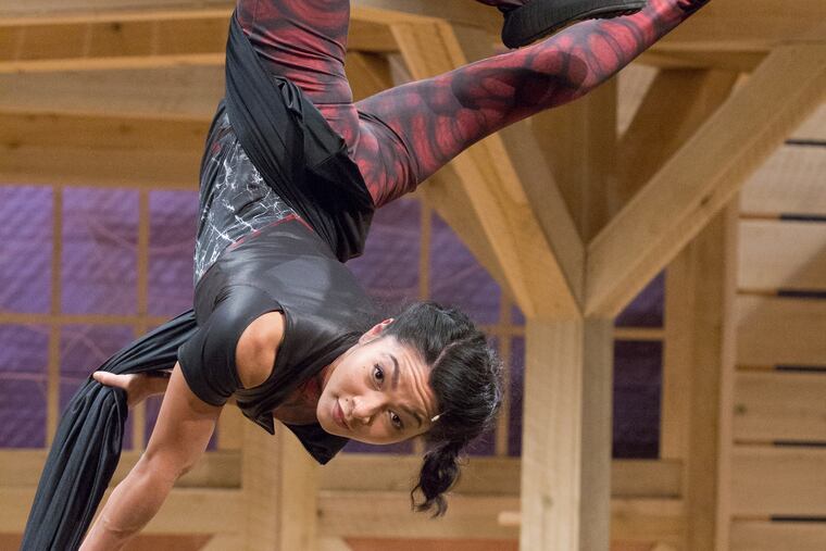 Ayana Strutz is the courageous and clever spider in Arden Theatre's "Charlotte's Web."