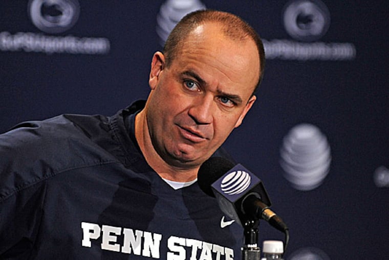 Penn State head coach Bill O'Brien. (Nabil K. Mark/Centre Daily Times/AP)