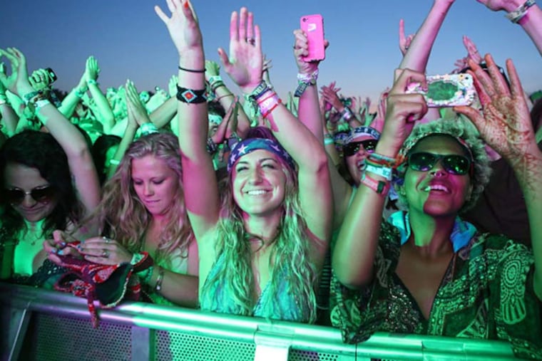 Concert goers enjoy Day 1 of the Firefly Music Festival at The Woodlands on Friday, June 21, 2013 in Dover, Del. (Photo by Owen Sweeney/Invision/AP)