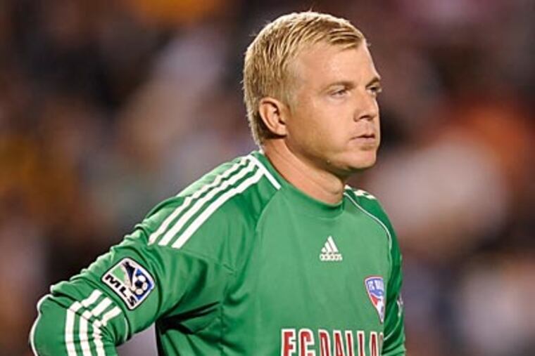 FC Dallas goalkeeper Kevin Hartman recorded nine shutouts in 20 games last season. (Gus Ruelas/AP file photo)