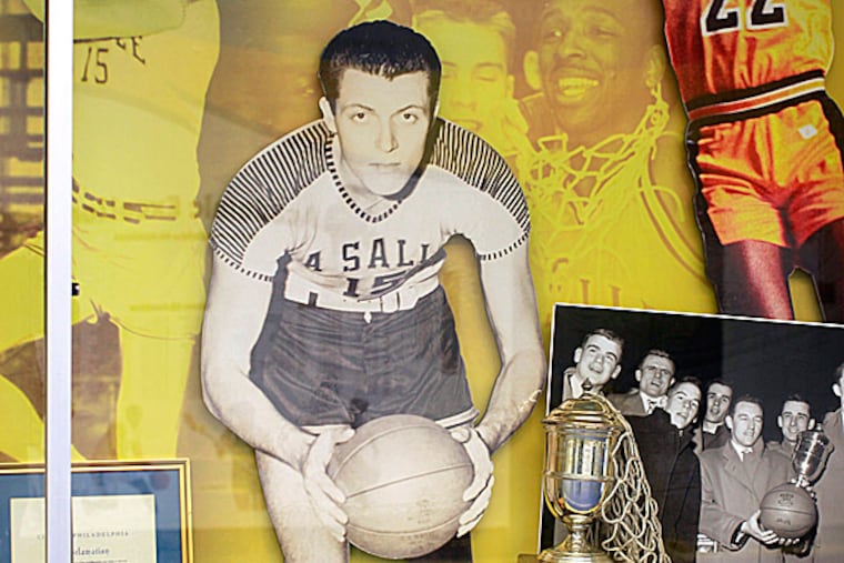 Poster of Tom Gola. (David Swanson/Staff Photographer)