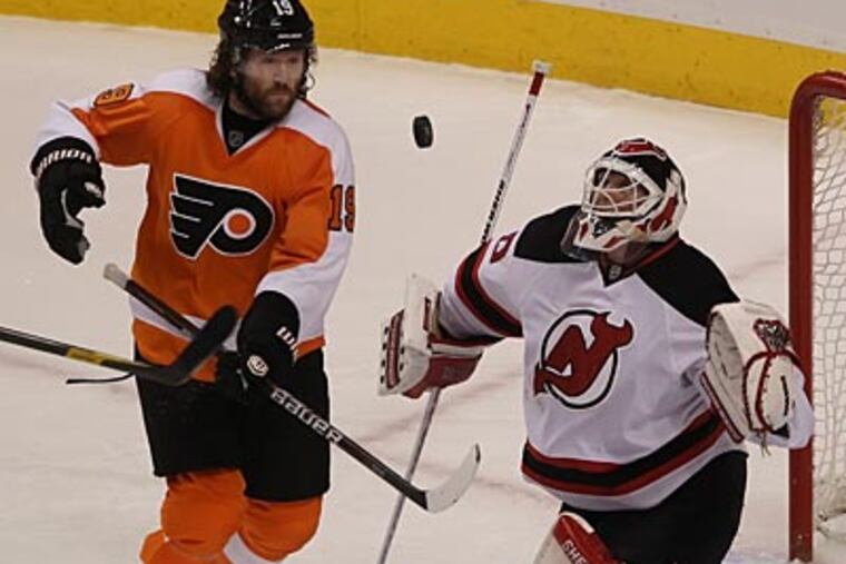 "I didn't have my best game. I know it," Scott Hartnell said about his performance in Game 2. (Michael Bryant/Staff Photographer)