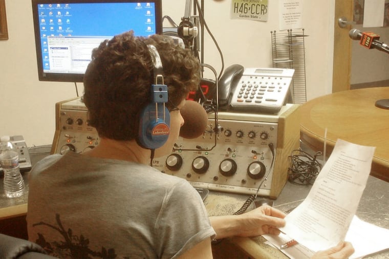 Sue Schilling, seen here hosting on 1360-AM WNJC, will return to 94.1 WIP this weekend after being laid off in April 2020.