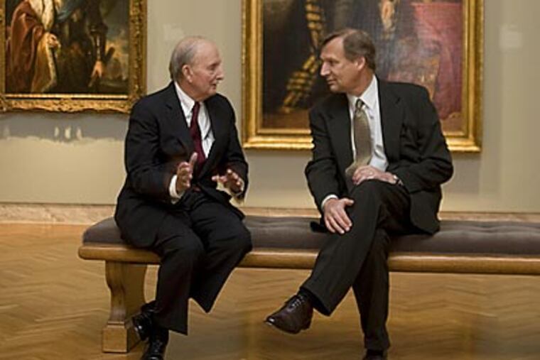 "Philadelphia is just one of this country's great museums," new Art Museum director Timothy Rub (right) says.