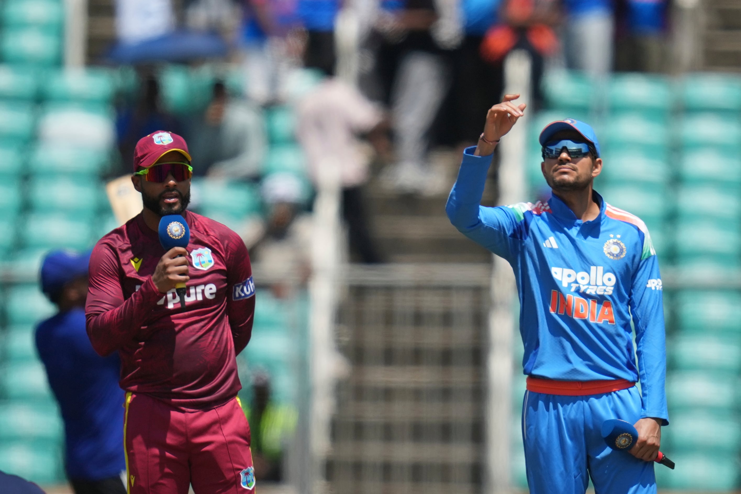 India wins toss and opts to bowl in first ODI against West Indies