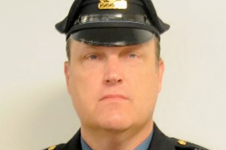 Kevin Cornish, 42, a 12-year veteran of the Bensalem police force, collapsed and died during a 5K race Saturday morning in Philadelphia.