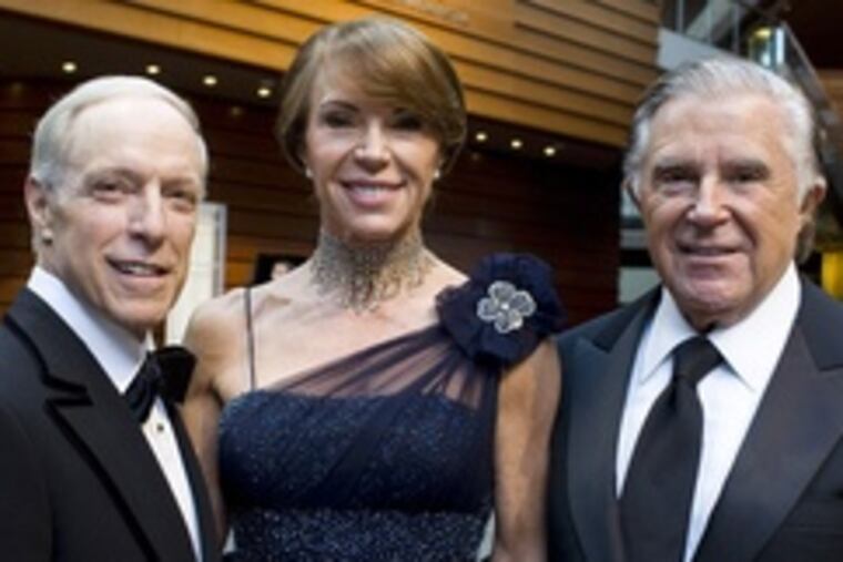 Jerry Blavat with Caroline and Sidney Kimmel at Philadelphia Orchestra's Opening Night Gala.