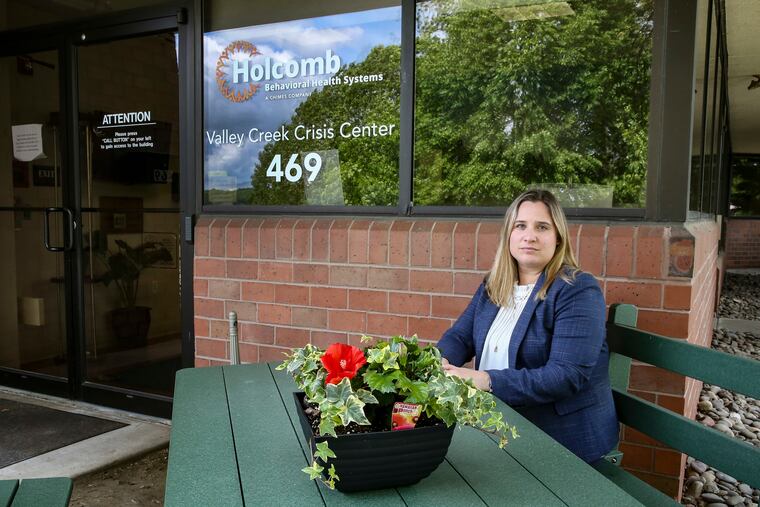 Nicole Brown is the chief operating officer of the Valley Creek Crisis Center in Exton. The Valley Creek Crisis Center serves people experiencing mental health and psychosocial crises.