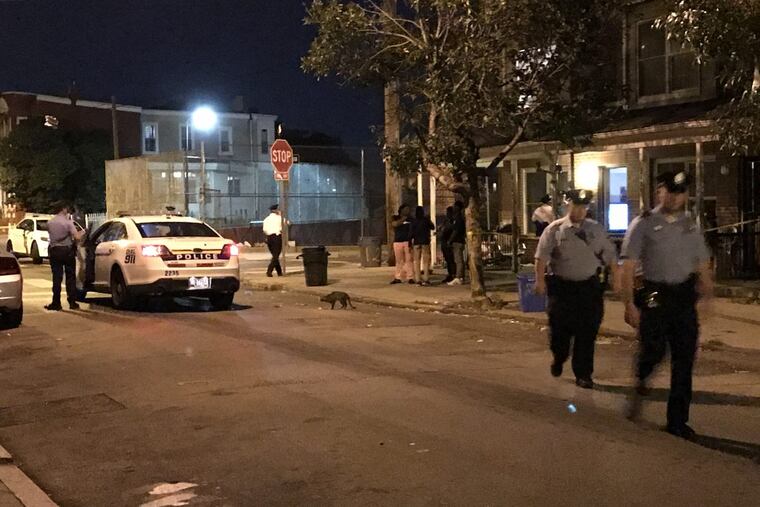 The corner of 24th and Norris Streets, where a 6-year-old boy was shot Sept. 29 in North Philadelphia.