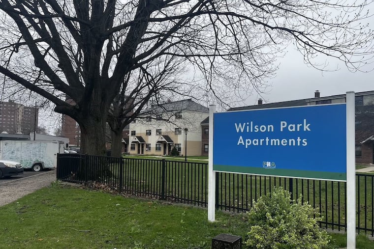 The Wilson Park Apartments is at 2100 S. 26th St. in South Philadelphia. On Wednesday, April 1, 2026, a 3-year-old was hospitalized after suffering a self-inflicted gunshot wound inside an apartment in the complex. The boy is in critical condition, and his 17-year-old uncle is in custody in connection with the incident.