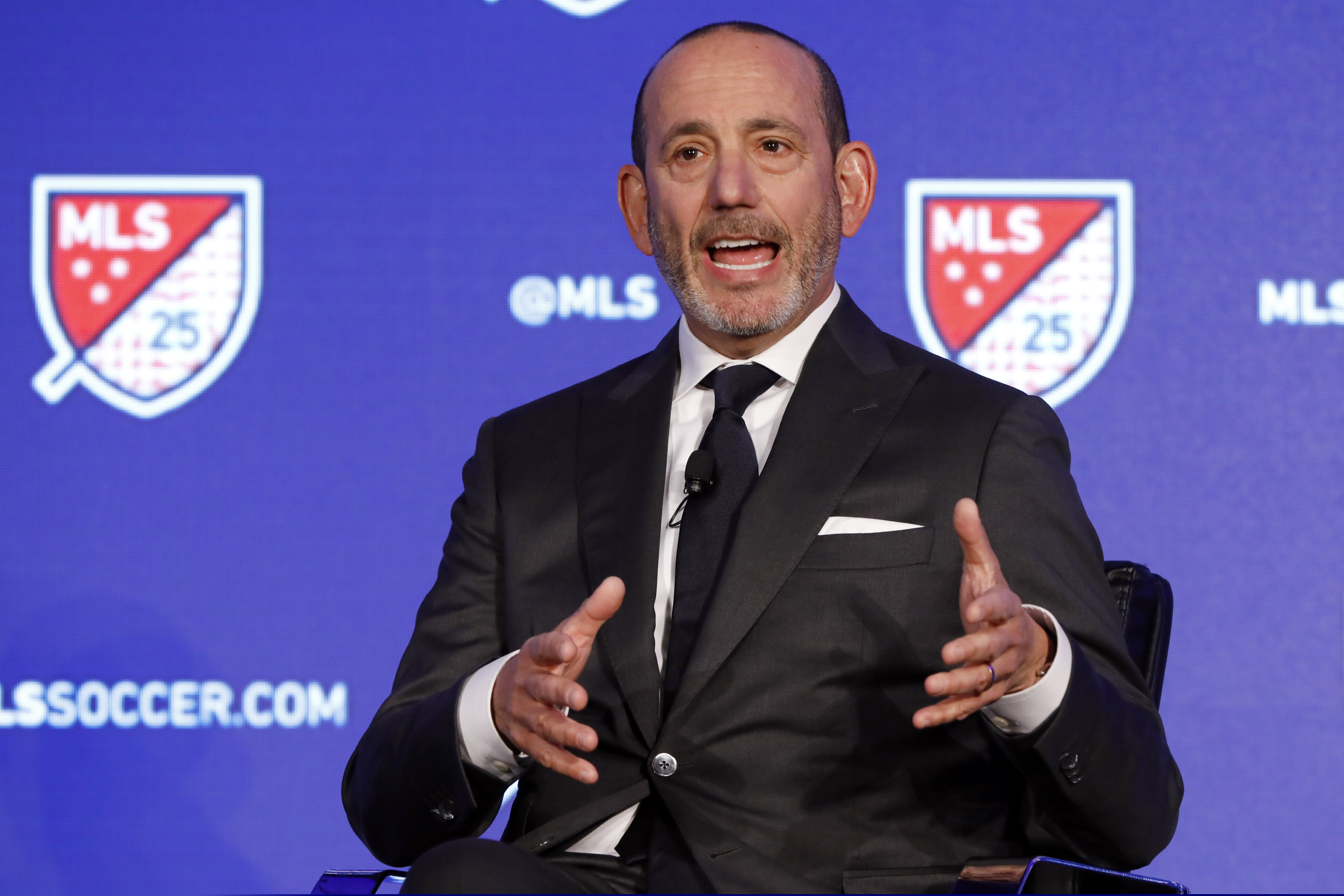 Major League Soccer Commissioner Don Garber.