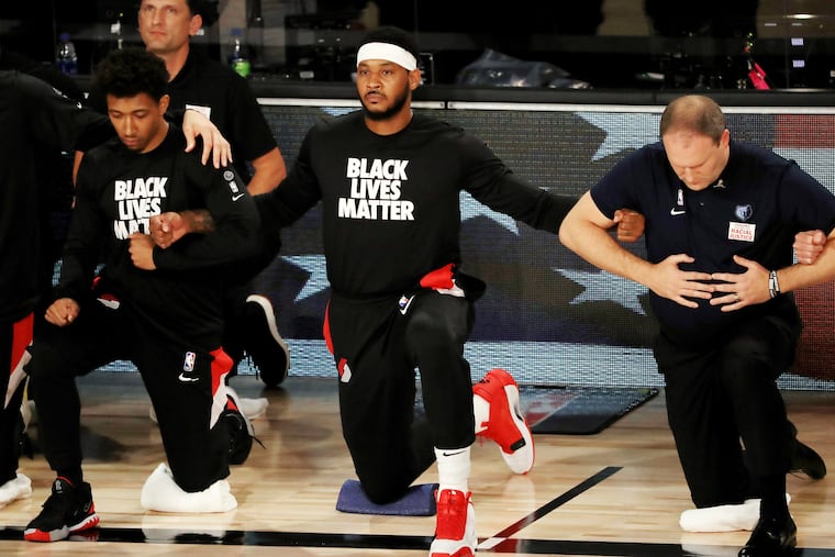 Carmelo Anthony has been one of the NBA's biggest voices condemning social injustices.