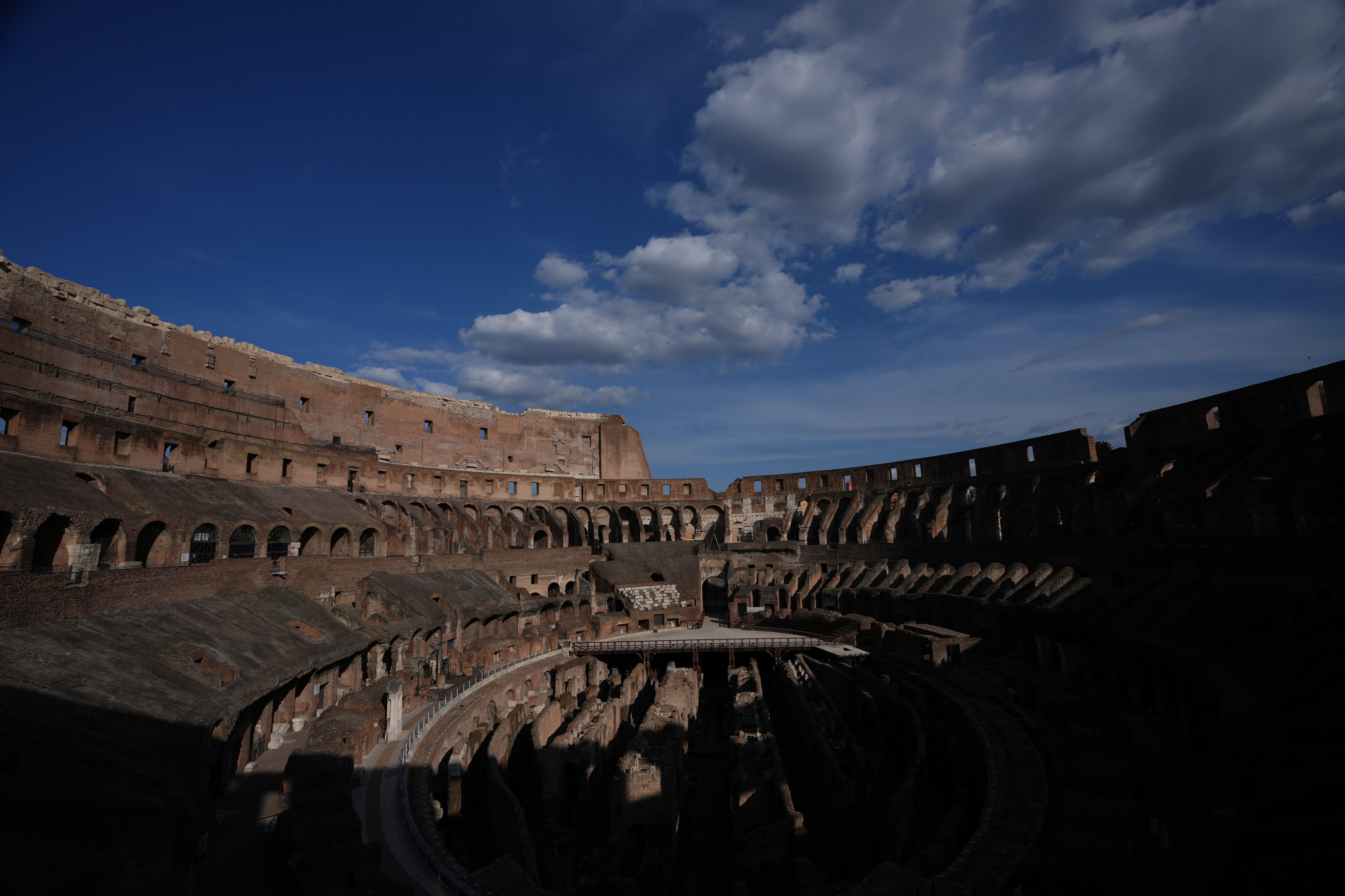 Rome's Colosseum closes for the day after a worker plunges to his death