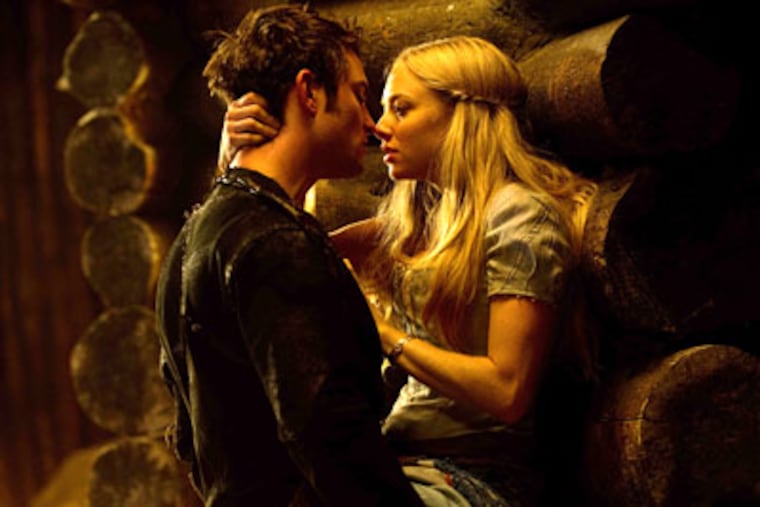 Shiloh Fernandez plays Peter, one of two village swains vying for the affections of Valerie, played by Amanda Seyfried.