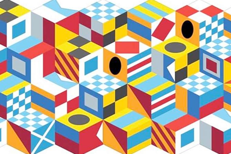 "After Robert Smithson" by Gerard Brown is at the Rowan University Art Gallery.