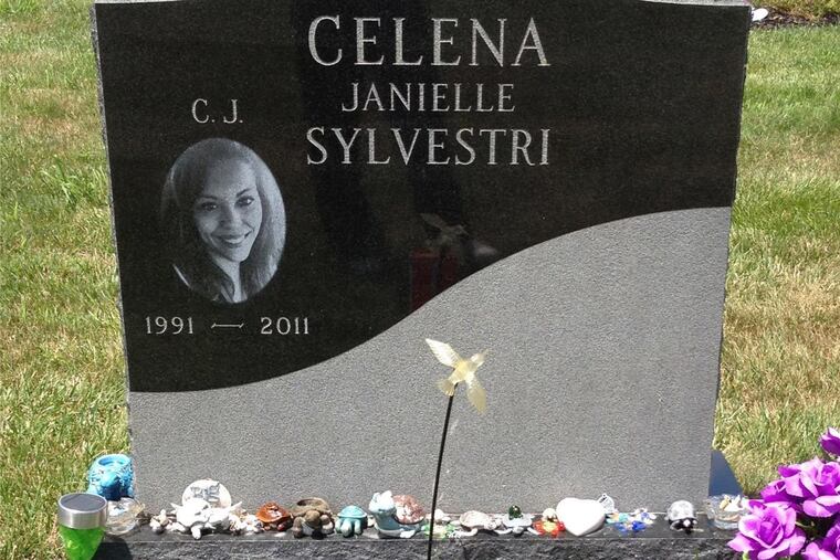 Grave of Celena J. Sylvestri.