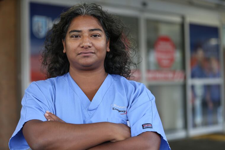 ER doctor Priya Mammen, pictured in Philadelphia, PA on September 12, 2018.