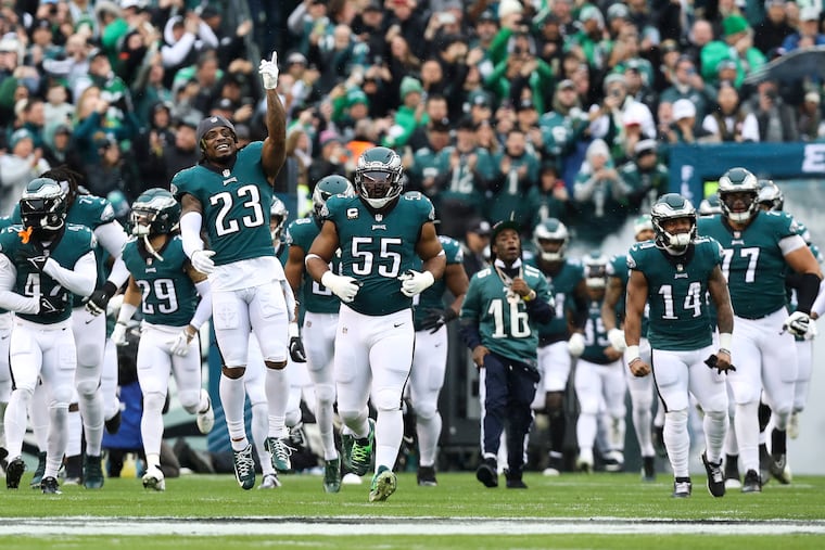 Philadelphia Eagles safety C.J. Gardner-Johnson takes the field during the NFC Championship game against the San Francisco 49ers at Lincoln Financial Field on Sunday, Jan. 29, 2023, in Philadelphia. The Philadelphia Eagles defeated the San Francisco 49ers 31 to 7.