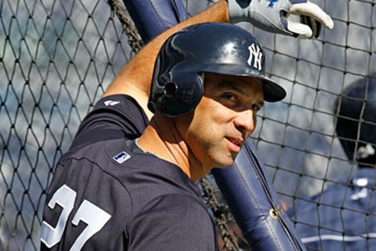 Raul Ibanez is hitting .282 with two home runs and nine RBIs for the Yankees. (Kathy Willens/AP Photo)