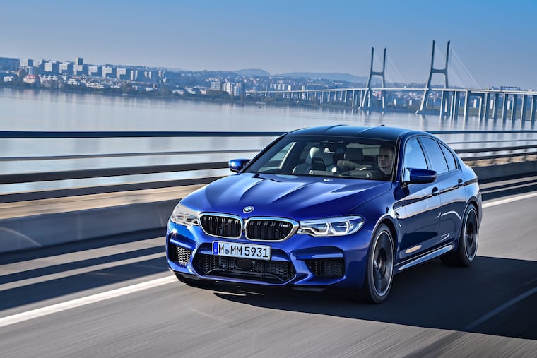 The 2019 BMW M5 is a low, athletic-looking sedan, that really kicks on the road or racetrack.