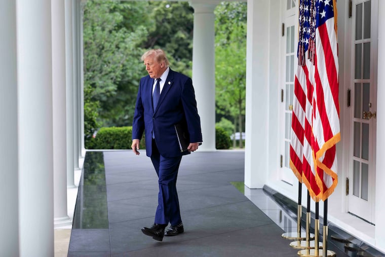 President Donald Trump at the White House on Monday. On Wednesday, he reposted a video of Somali kindergarten students in Minnesota that led to threats against their school.