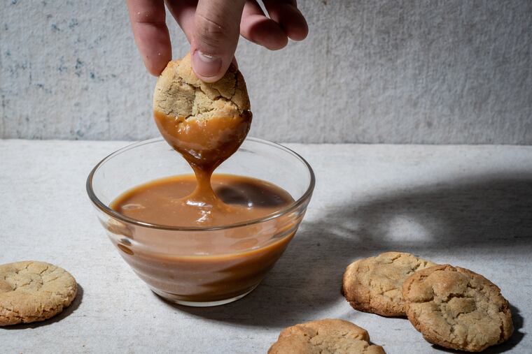 Cajeta, a caramel sauce traditionally made with goat's milk, can be drizzled over ice cream or pancakes, spread on thin cookies, and used to make tres leches cake or for dipping fruit.