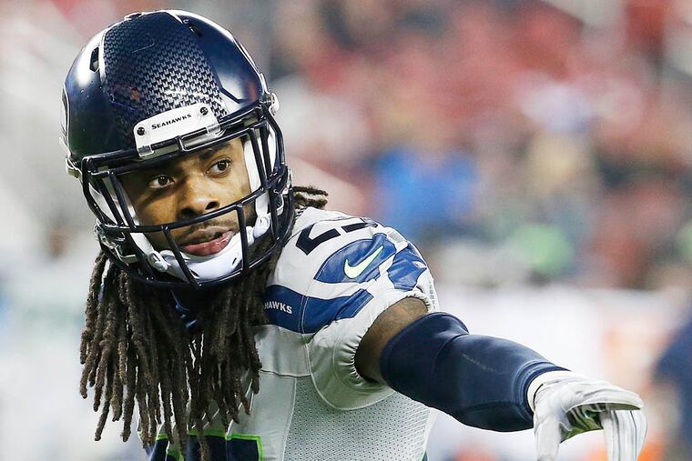 Seattle Seahawks cornerback Richard Sherman is someone the Eagles will have to game-plan for this Sunday.
