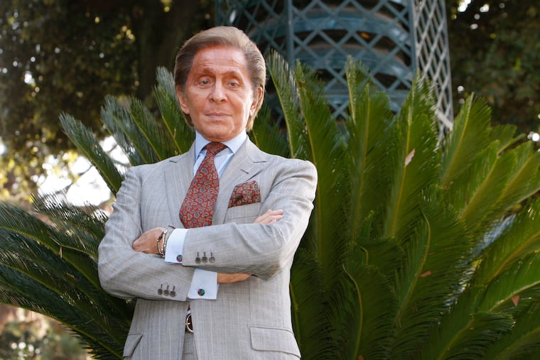 Fashion designer Valentino Garavani poses in Rome in 2009.