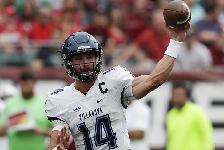 Villanova quarterback Zach Bednarczyk