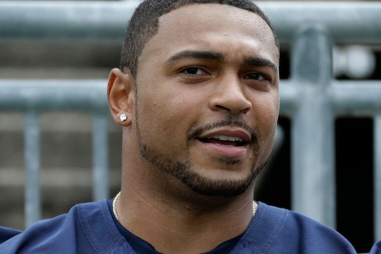 Penn State offensive tackle Garry Gilliam. (Gene J. Puskar/AP file)