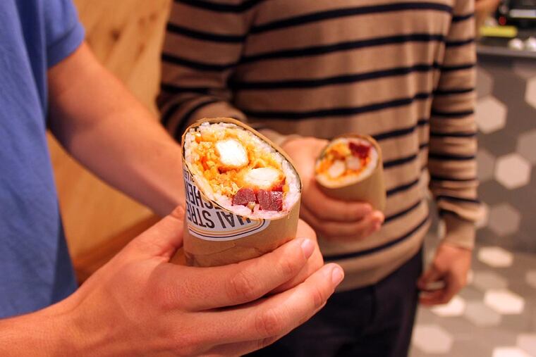 The Hai Street chicken roll at the first Hai Street Kitchen, which opened on 18th Street in 2014.