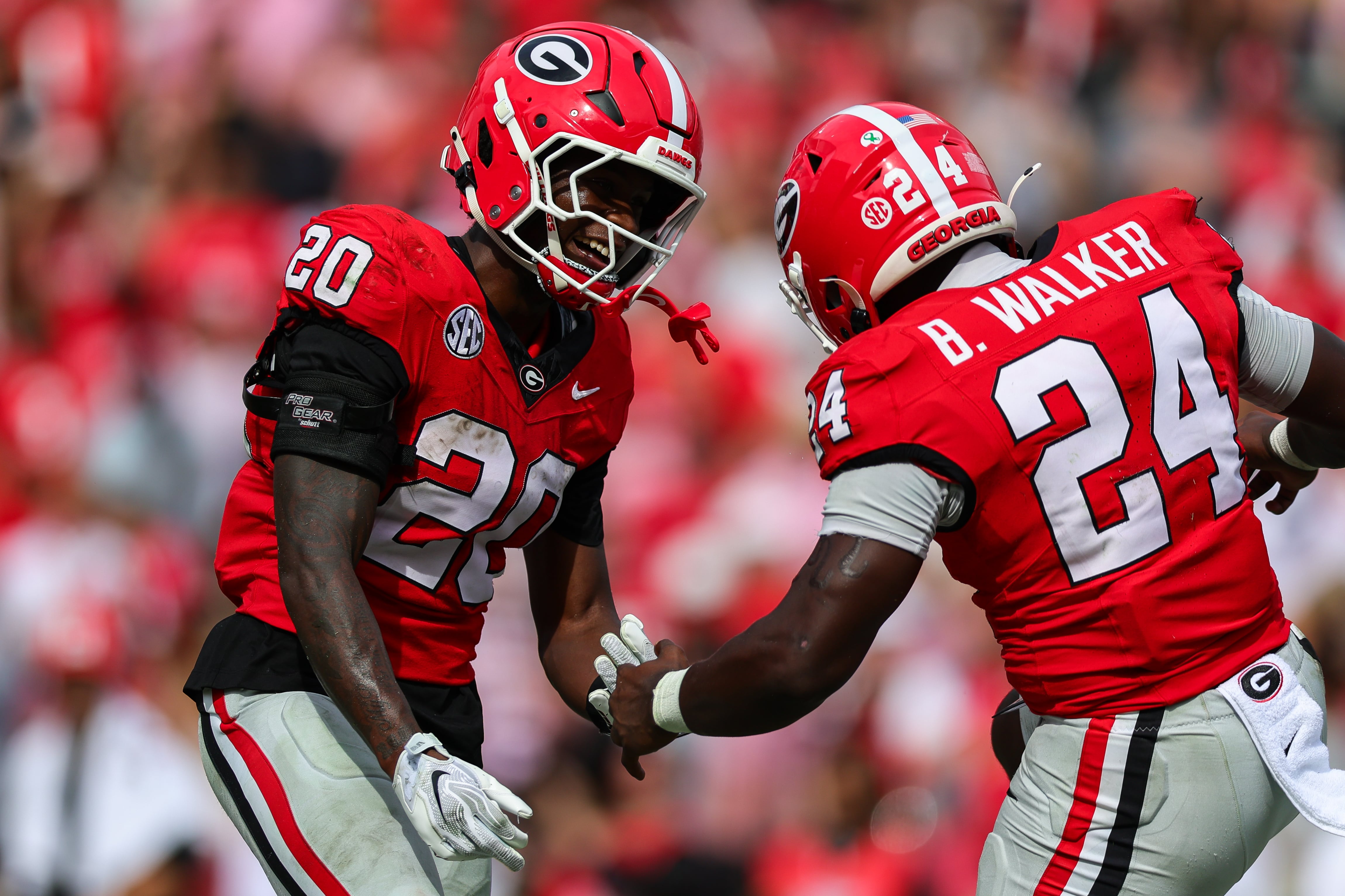No. 2 Georgia, No. 3 Notre Dame and No. 7 Alabama remain unbeaten and mostly untested