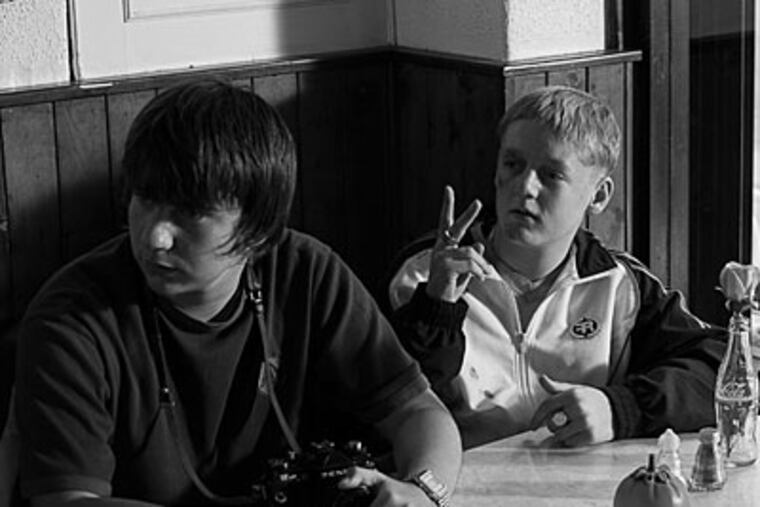 Two young boys from London form a strong bond doing odd jobs for an eccentric neighbor and competeing for the affection of a beautiful French waitress in "Somers Town."