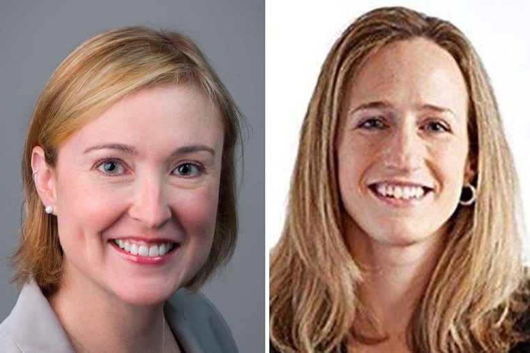 Monica Cawvey Gallagher (left) and Marie DeCicco.