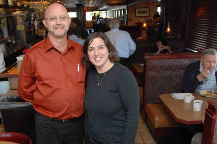 Rob and Kristin Morgan are the co-owners of Arner's. "I'm a restaurant. I feed everybody," he says. "I feed Republicans. I feed Democrats. I feed tea parties."