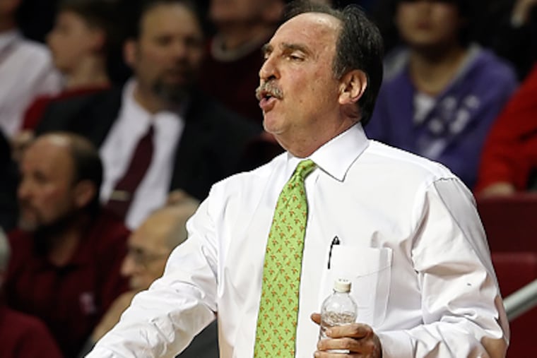 Fran Dunphy coached Temple to the Atlantic 10 regular season title. (Steven M. Falk/Staff file photo)