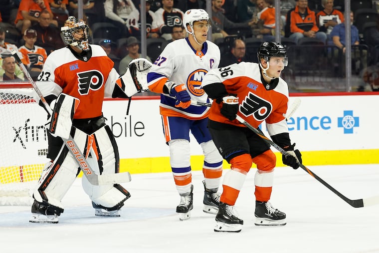 Defenseman Emil Andrae (right) and goaltender Samuel Ersson (left) have been shipped to Toronto.