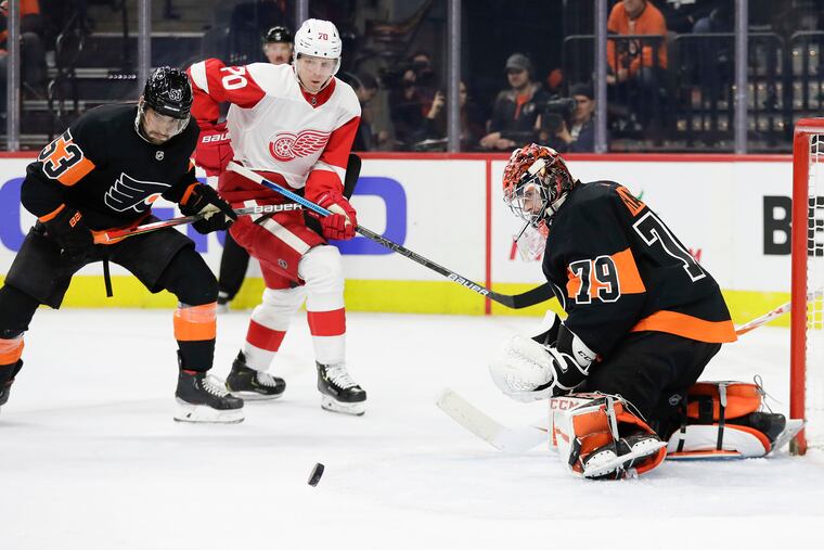 Flyers goaltender Carter Hart has been remarkably good at home. But with no home games in the NHL's resumed season, will be stand out or struggle?