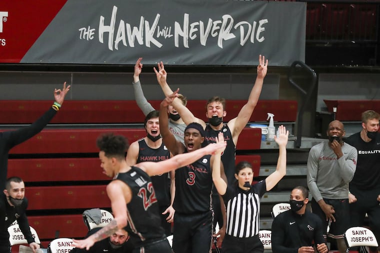 Jordan Hall had first career triple double in Saturday's win against La Salle.