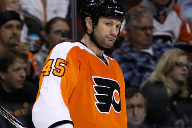 Former Flyer Jody Shelley. (Matt Slocum/AP file)