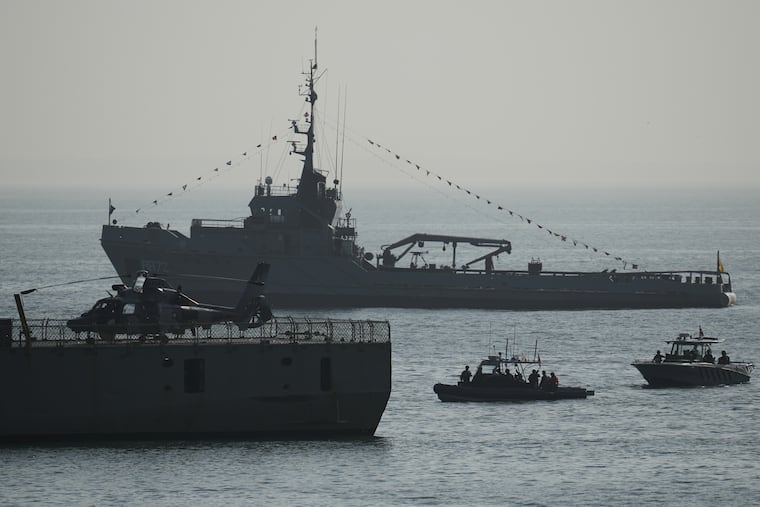 Military personnel take part in a U.S.-sponsored multinational military exercise in Panama City, Thursday, Aug. 13, 2026.