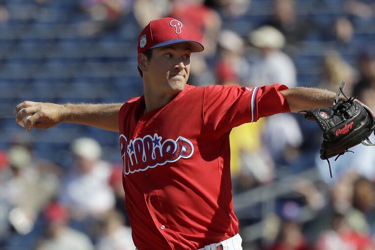 Drew Anderson, pitching during spring training.