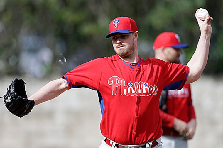 Phillies relief pitcher Jeremy Horst. (Charlie Neibergall/AP)