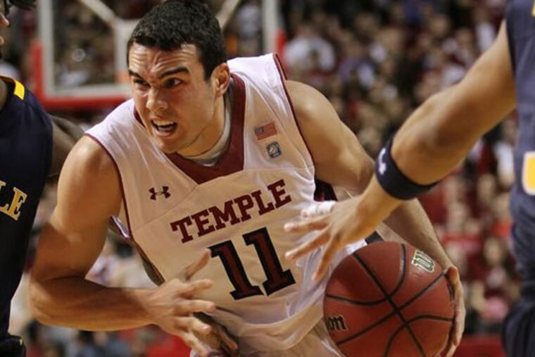 Temple's T.J. Dileo. (Michael Bryant/Staff file photo)