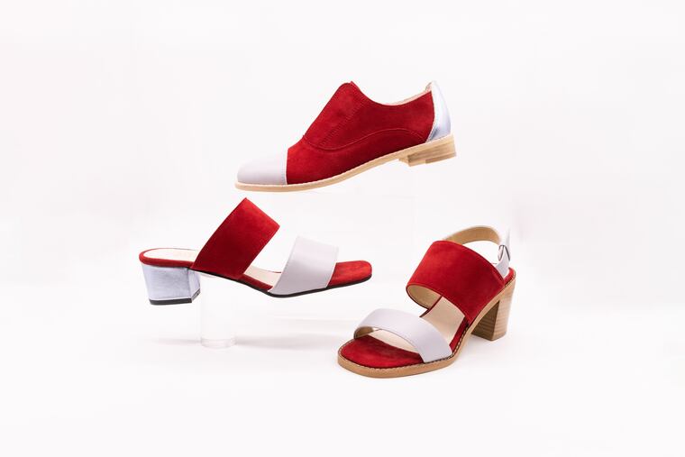 Bus Stop X Lava mules, Ember oxfords, and Molten sandals