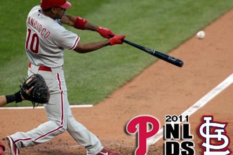 Ben Francisco provided all three of the Phillies' runs with his seventh-inning blast. (David Maialetti/Staff Photographer)