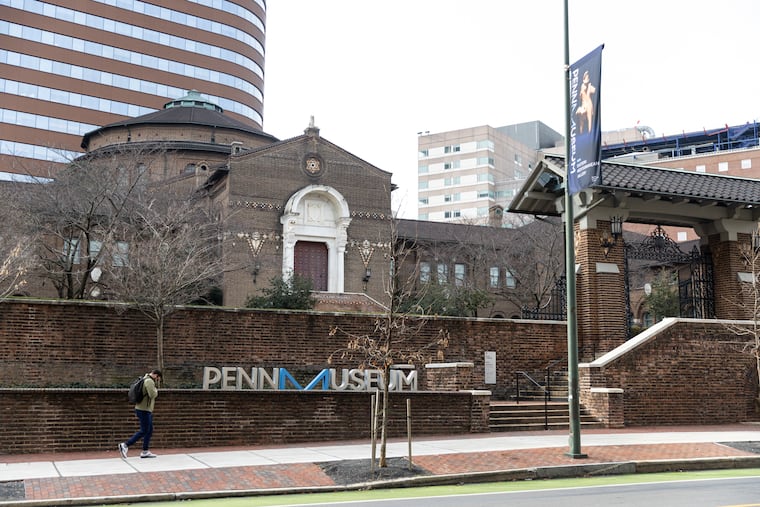 The outside of the Penn Museum in Philadelphia, Pa., on Thursday Jan. 12, 2023.
